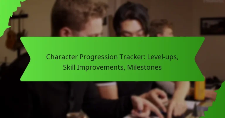 Character Progression Tracker: Level-ups, Skill Improvements, Milestones