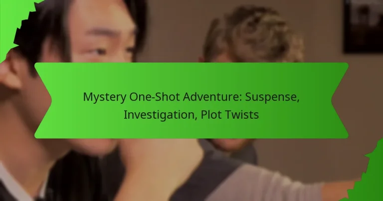 Mystery One-Shot Adventure: Suspense, Investigation, Plot Twists