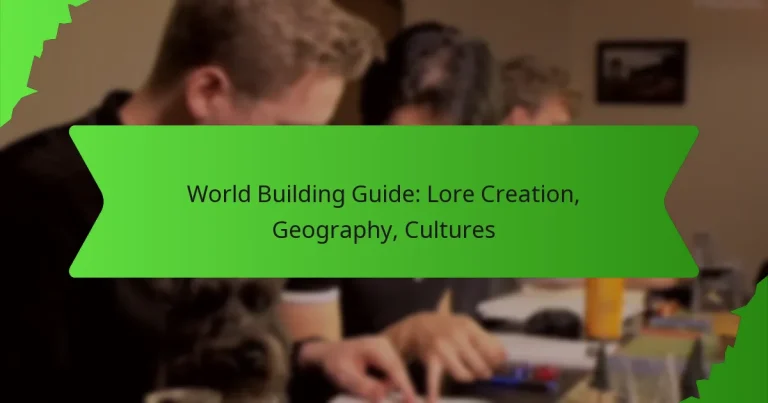 World Building Guide: Lore Creation, Geography, Cultures
